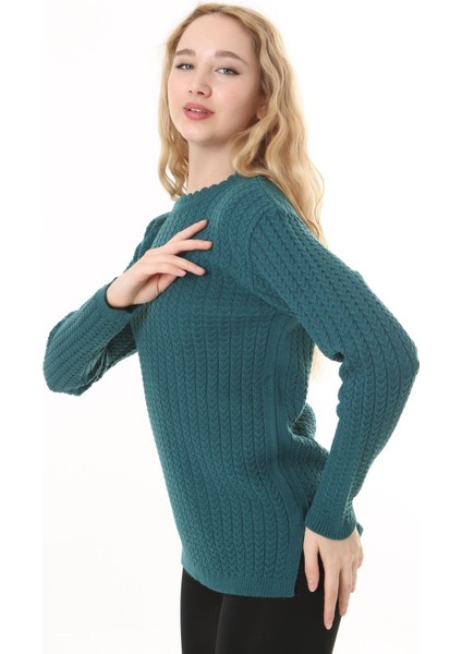 Saç Örmeli Anne Triko Yün Kazak fırsatları