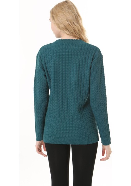 Saç Örmeli Anne Triko Yün Kazak indirimleri