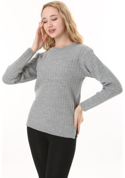 Saç Örmeli Anne Triko Yün Kazak fırsatları