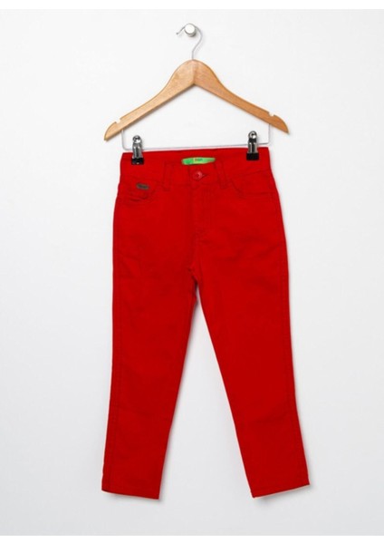 Erkek Çocuk Kırmızı Pantolon
