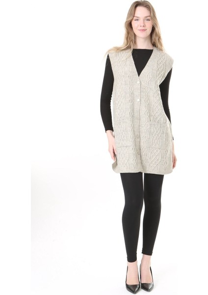 Triko Harttuş Uzun Yelek fiyatları