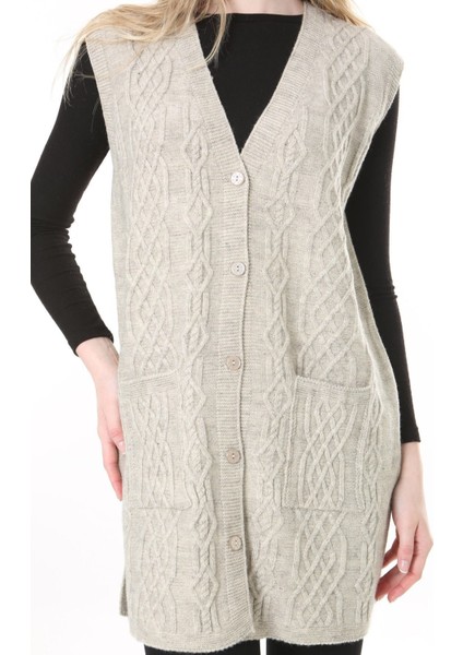 Triko Harttuş Uzun Yelek indirimleri