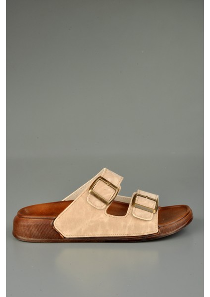 Unisex Rahat Ortopedik Kemerli Krem Terlik fiyatları