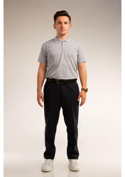 Gri Kısa Kollu Genç Boy Lise Okul Lakos Polo Yaka T-Shirt indirimleri