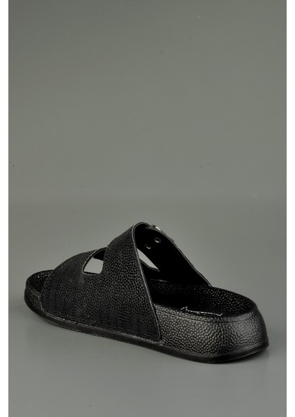 Yumuşak Tabanlı Ortopedik Siyah Simli Şık Terlik modelleri