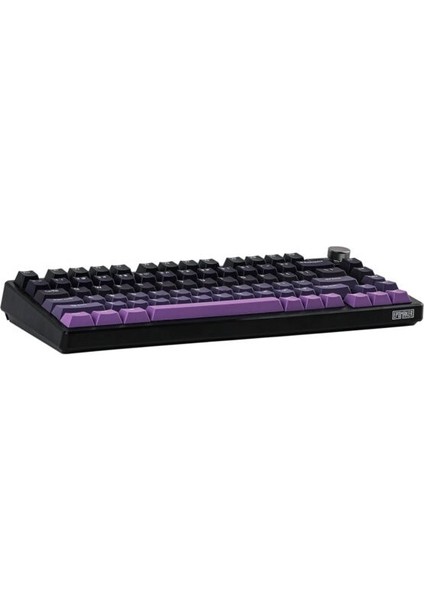 Epomaker HE75 Mag Black Purple Hall Effect Gateron Magnetic White Manyetik Switch Rgb Kablosuz Hotswap Mekanik Gaming Klavye fırsatları