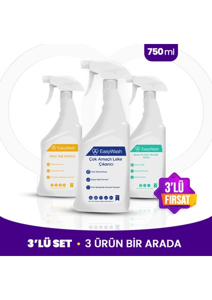 Easywash Çok Amaçlı Temizlik Seti