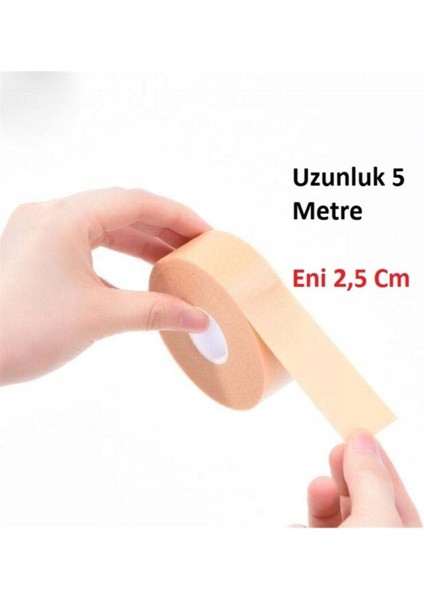 5 Metre Topuk Arka Bantı, Jeli Ayakkabı Vurma Engelleyici, Silikon Topuk ve Yan Parmak Bandı