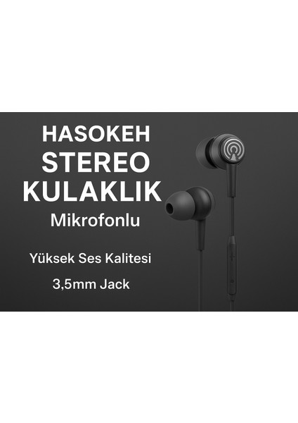 🎧 Akg Stereo Kulak Içi Kablolu Kulaklık – Mikrofonlu | Yüksek Ses Kalitesi | 3.5mm Jack soffany marka