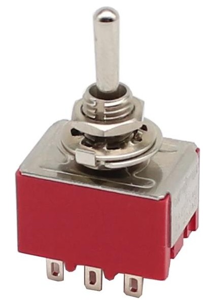 IC-148A 9 Pin Ø6mm On-Off Toggle Switch MTS-302 modelleri