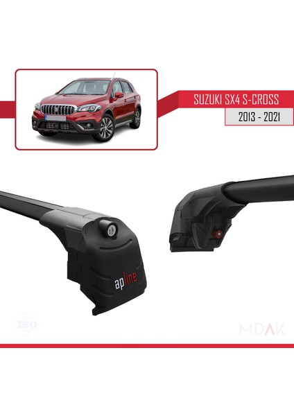 Suzuki Sx4 S-Cross 3 (Jyb) 2013-2021 Arası ile Uyumlu Ace-2 Ara Atkı Tavan Barı Siyah 2 Adet modelleri