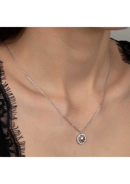 Swarovski Taşlı Gümüş Çember Bayan Kolye fiyatları