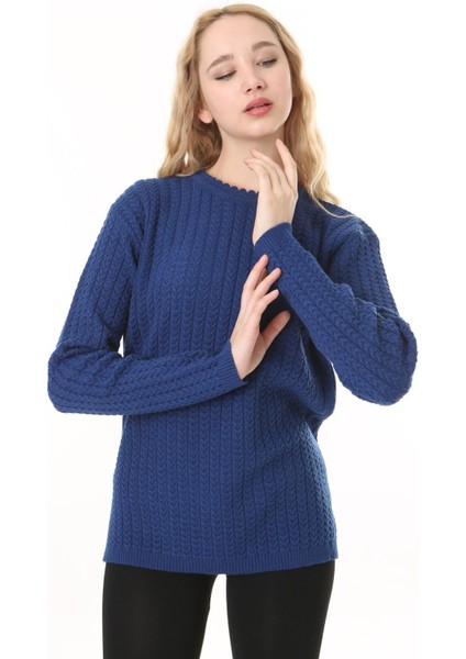 Saç Örmeli Anne Triko Yün Kazak fırsatları