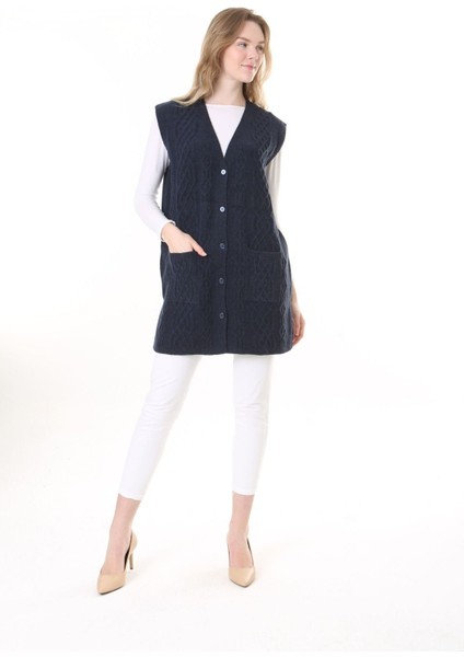 Triko Harttuş Uzun Yelek fiyatları