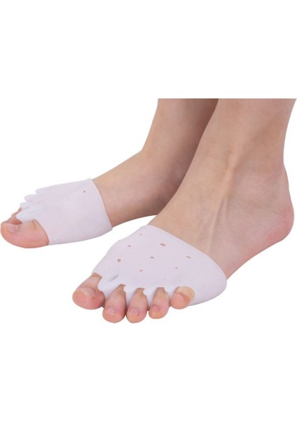 5 Parmak Silikon Ayak Koruyucu, Rahat ve Destekli Ayak Gömleği, Beyaz Çift modelleri