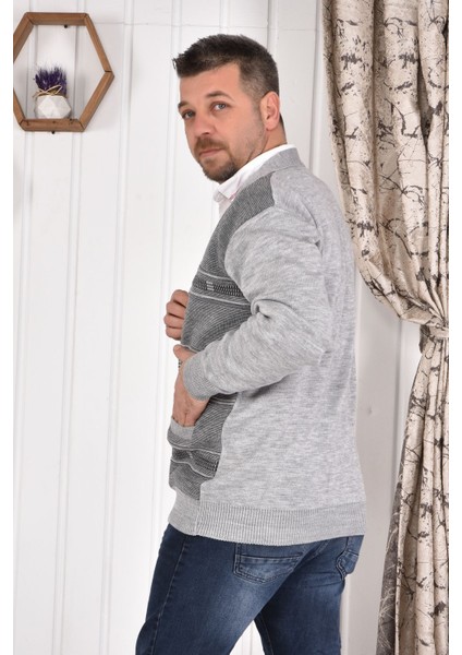 Düğmeli Çift Cepli Hırka modelleri