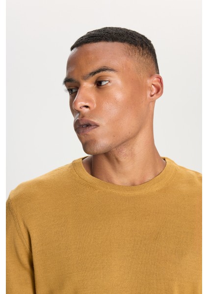 Standart Fit Normal Kesim Bisiklet Yaka Triko Kazak fırsatları