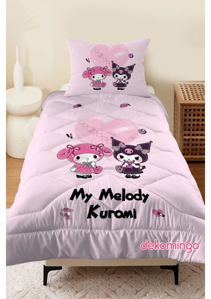 Kalpli Kuromi My Melody Yorgan Seti