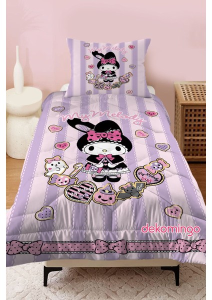 Kurdele My Melody Bebek ve Çocuk Odası Kapitone Yorgan