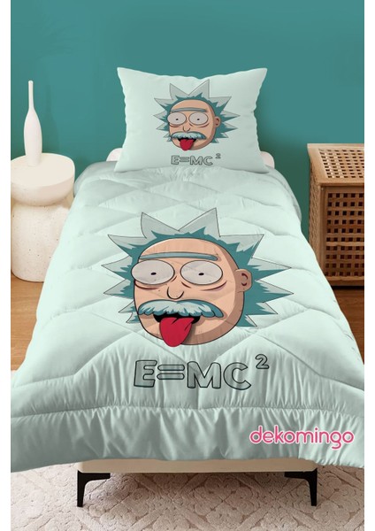 Matematik Eınsteın Bebek ve Çocuk Odası Kapitone Yorgan