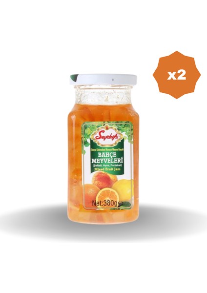 Cam Bahçe Meyveleri Reçel 380 gr - (2 Adet)
