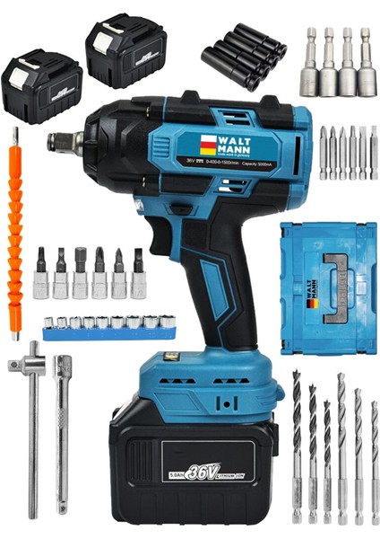 Germany 800NM Kömürsüz Motor Setli Bijon Somun Sökme Sıkma Makinesi