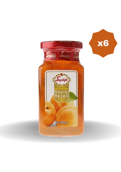 Kayısı Reçeli 380 gr - (6 Adet)