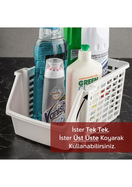 4'lü Üst Üste Eklenebilir Banyo Mutfak Rafı fiyatları
