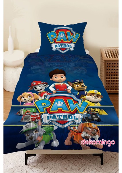 Lacivert Paw Patrol Yorgan Seti