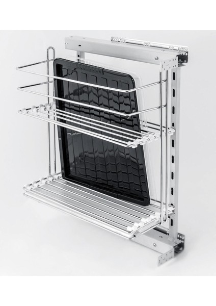 Çağdaş Tezğah Altı Tepsilik Tandem Raylı 33 cm