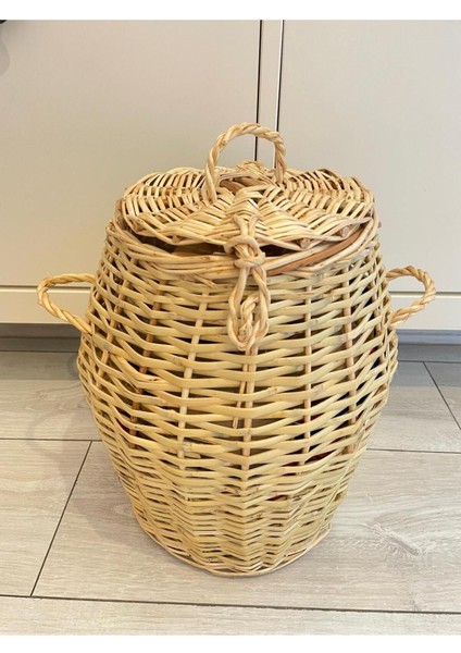El Örmesi Hasır Patates Sepeti