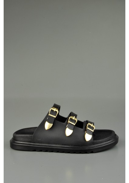 Anotomik Tabanlı 3 Kemerli Siyah Rahat Terlik fiyatları