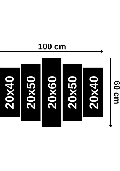 5 Parça Koşan Atlar Duvar Dekoru Salon Oturma Yatak Odası Ofis Antre Için Tablo Seti fırsatları