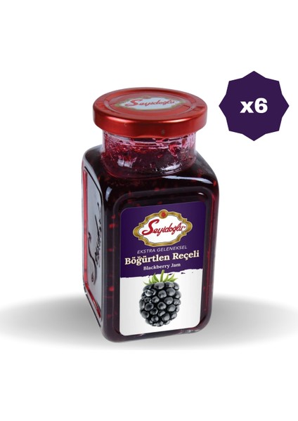 Böğürtlen Reçeli 380 gr - (6 Adet)