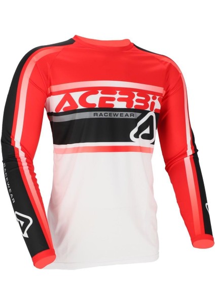 Mx Lınear Lugo Jersey Kırmızı Beyaz