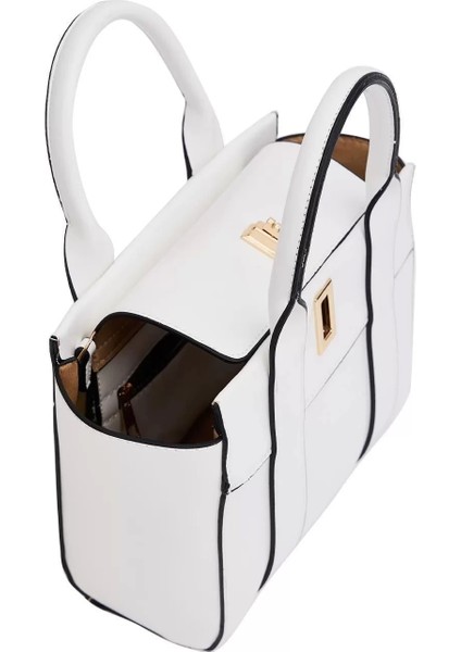 Kadın Mini Tote Vegan Deri El Çantası Gold Toka Günlük ve Iş Trend Tasarım Modern Stil Mükemmel Uyum modelleri
