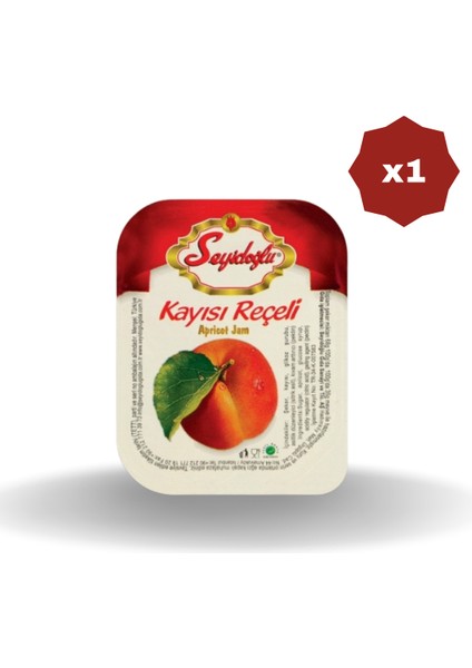 Kayısılı Piknik Reçeli 20 gr 100'LÜ - (1 Adet)