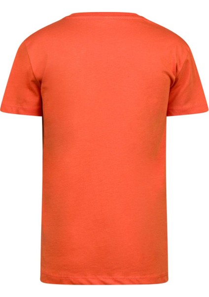 Aja Çocuk Baskılı T-Shirt Turuncu 220 fırsatları