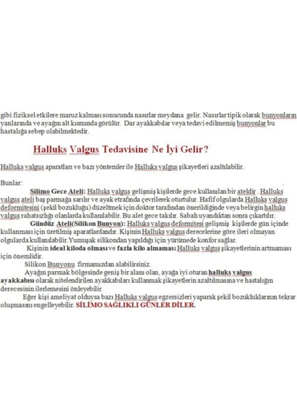 Gece Ateli ve Bunton Seti, Ayak Sağlığı için Konforlu ve Güvenli Çözüm