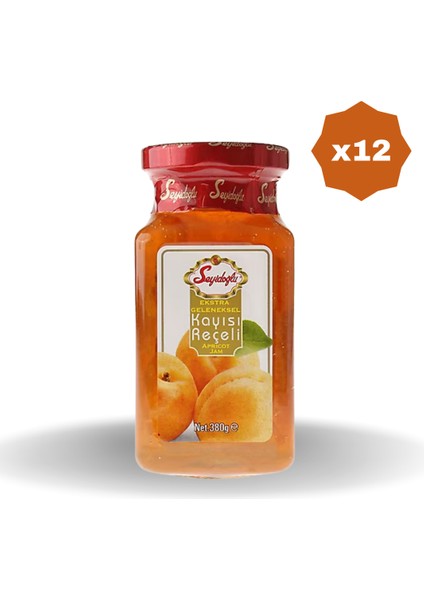 Kayısı Reçeli 380 gr - (12 Adet)