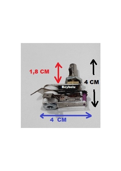 Vidalı Semaver Termostat Çay Makinesi Somunlu Termostatı 10 Amper Mil Uzunluğu 1,8 cm modelleri