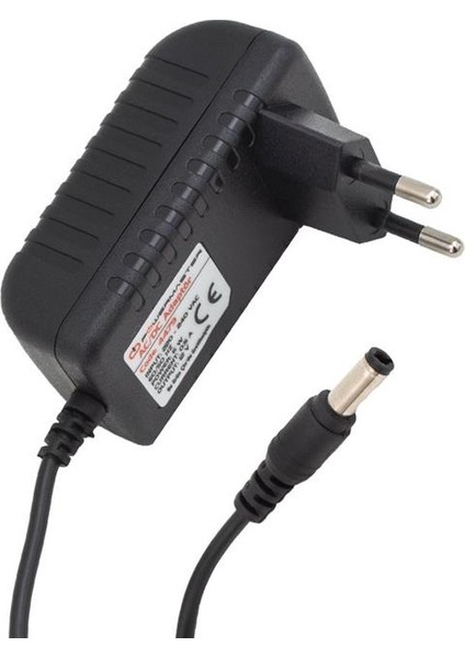 Powermaster PM-4479 12 Volt - 0.5 Amper 5.5*2.5 mm Uçlu Plastik Kasa Priz Tipi Adaptör