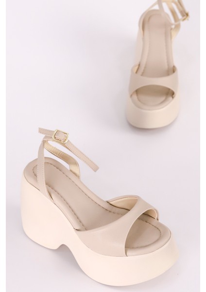 Dlg 51 Dolgu Tabanlı Bilekten Bağlamalı Sandalet modelleri