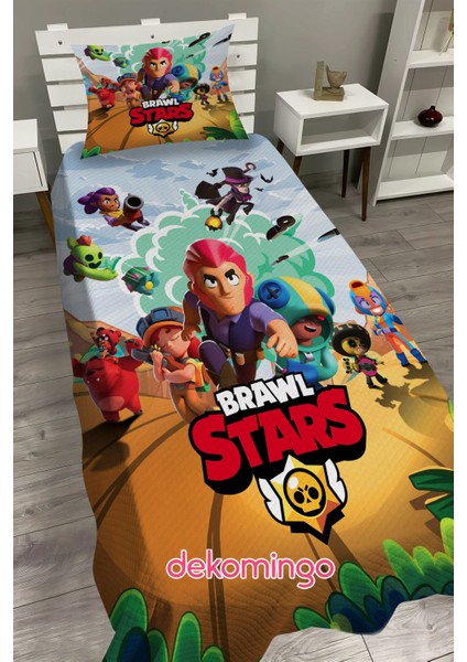Brawl Stars Desenli Bebek ve Çocuk Odası Pike Takımı fiyatları