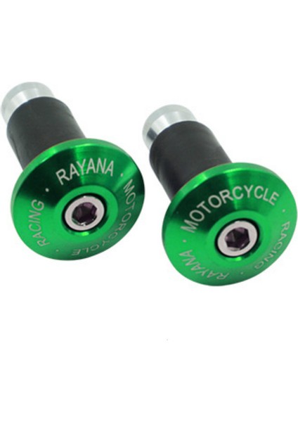 Yeşil Stil Honda Husaberg Ktm Kawasaki Suzuki Yamaha Motosikletler Için 22MM Motosiklet Direksiyon Ucu Kapak Fişi Motosiklet Grip Uç Kapakları Motobike (Yurt Dışından)
