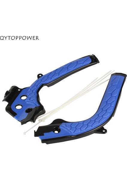Mavi-Siyah Tarzı Husqvarna Te Fe Fc Sx Sxf Exc Exc-F Kir Motosikleti Için X-Grip Şasi Koruma Kapağı Mx Motokros Ürünü (Yurt Dışından)