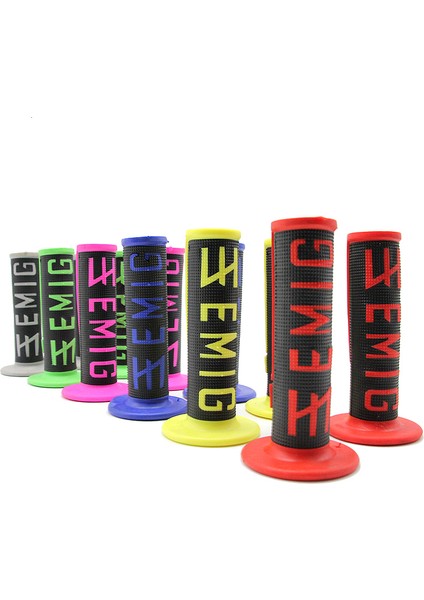Sarı Stil Evrensel Kolu Mx Grip Emıg Grip To Klx Crf Motosiklet Kir Pit Bisiklet Kauçuk Direksiyon Twist Kolu Için Jel Gp Için (Yurt Dışından)
