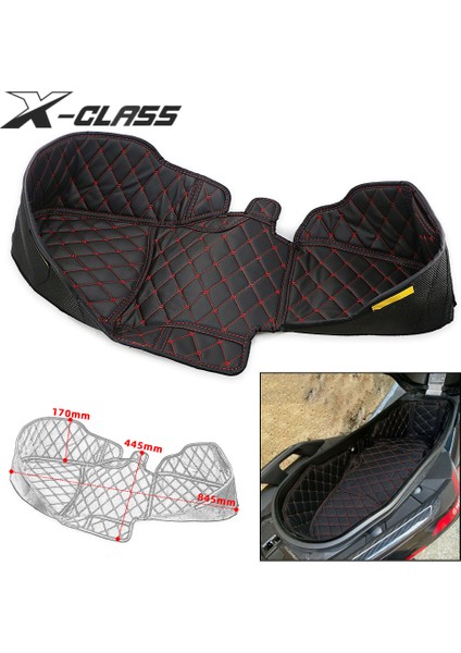 Yamaha Xmax Için Motosiklet Arka Koltuk Yastık Depolama Çantası Bagaj Ped Aksesuarları (Yurt Dışından)