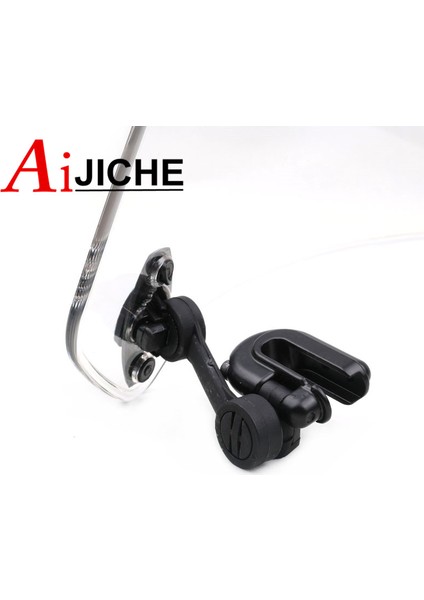 Büyük Füme Tarzı Evrensel Motosiklet Scooter Ayarlanabilir Klipsli Rüzgarlık Ekran Uzatma Spoiler Rüzgar Deflektörü Kilitleme Özellikli (Yurt Dışından) indirimleri