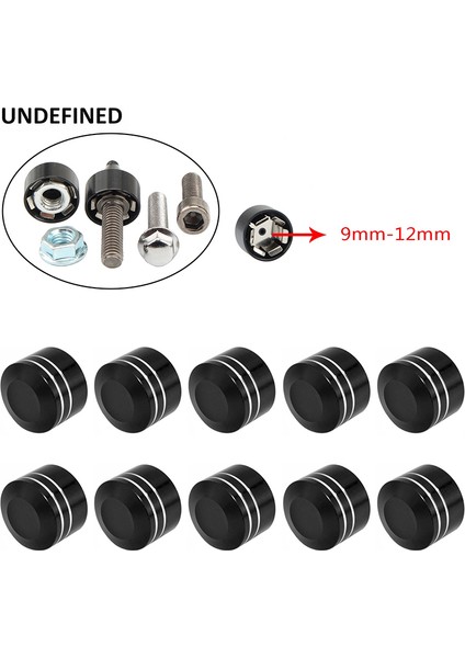 9MM-12MM Tarzı Harley Twin Cam Dyna Softail Touring Flh Krom Kapaklı Motosiklet Kafa Civatası Kapakları (Yurt Dışından)